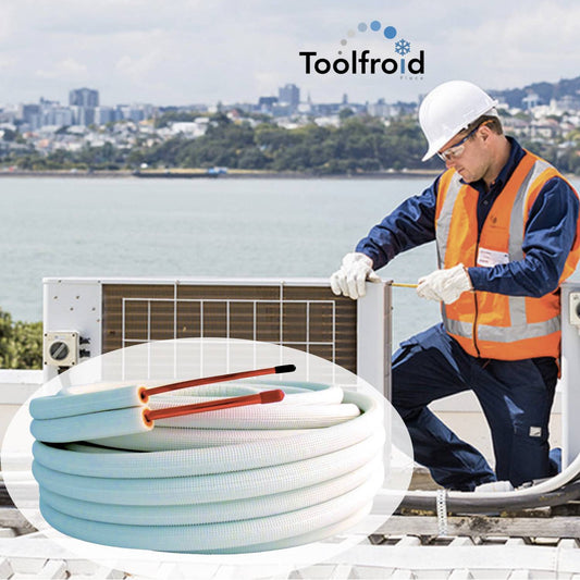 TWO-TUBE SMOOTH INSULATING COPPER Ø 1/4 - 5/8