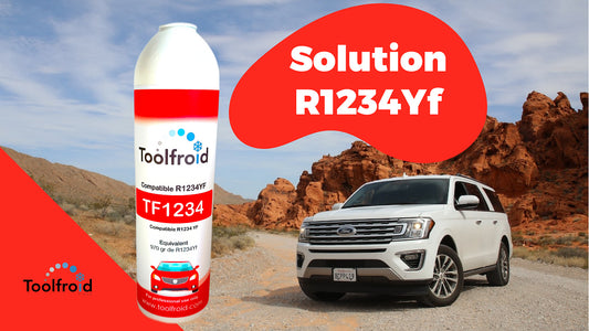 Equivalent refrigerant gas R1234Yf