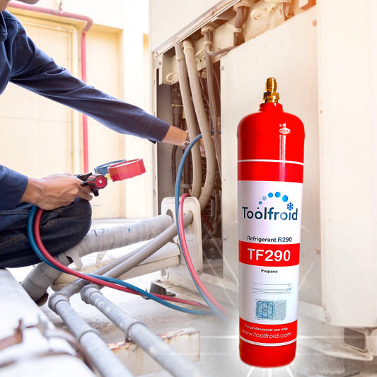 R290 refrigerant gas bottle