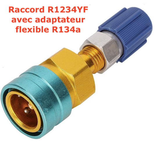 Flexible R1234yf avec coupleur basse pression climatisation automobile