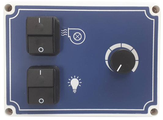Electronic wall-mounted dimmers with phase nail 8 or 10 A with light and motor control