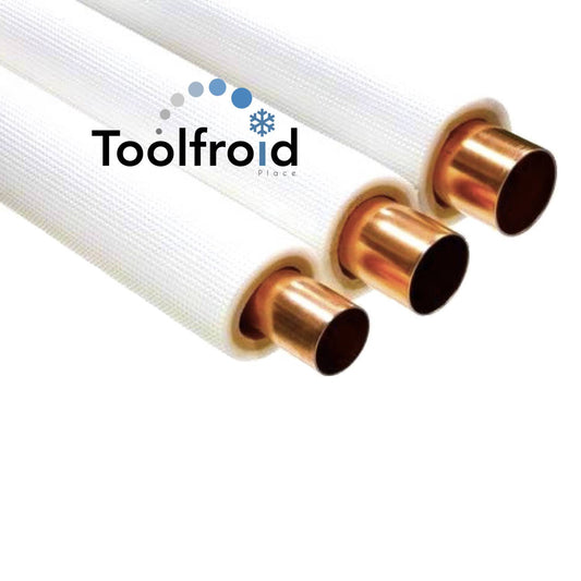 CUIVRE D'ISOLATION LISSE SIMPLE TUBE Ø5/8