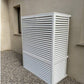 White ALU air conditioner cover - size XXL