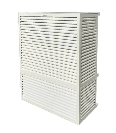 White ALU air conditioner cover - size XXL