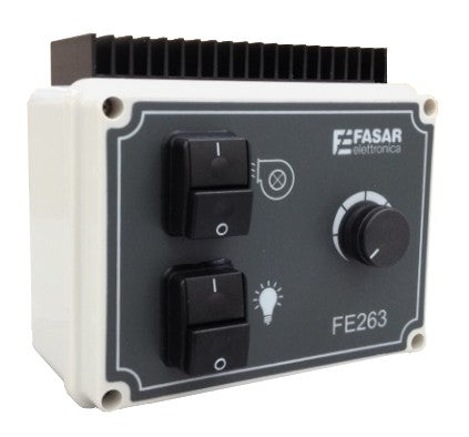Electronic extractor hood dimmer