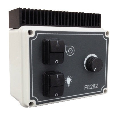 Electronic extractor hood dimmer