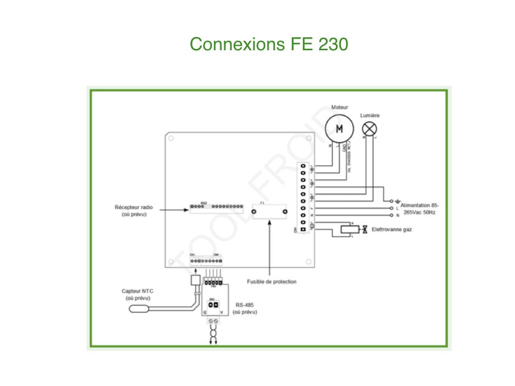 Electronic extractor hood dimmer
