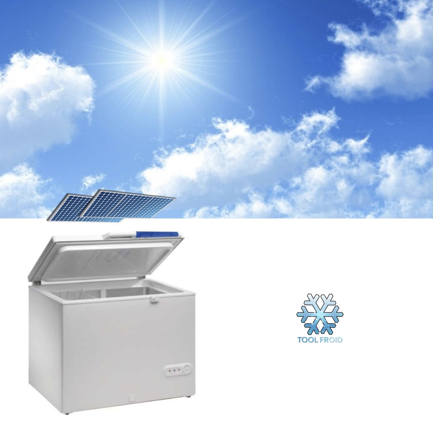 Réfrigérateur congélateur solaire
