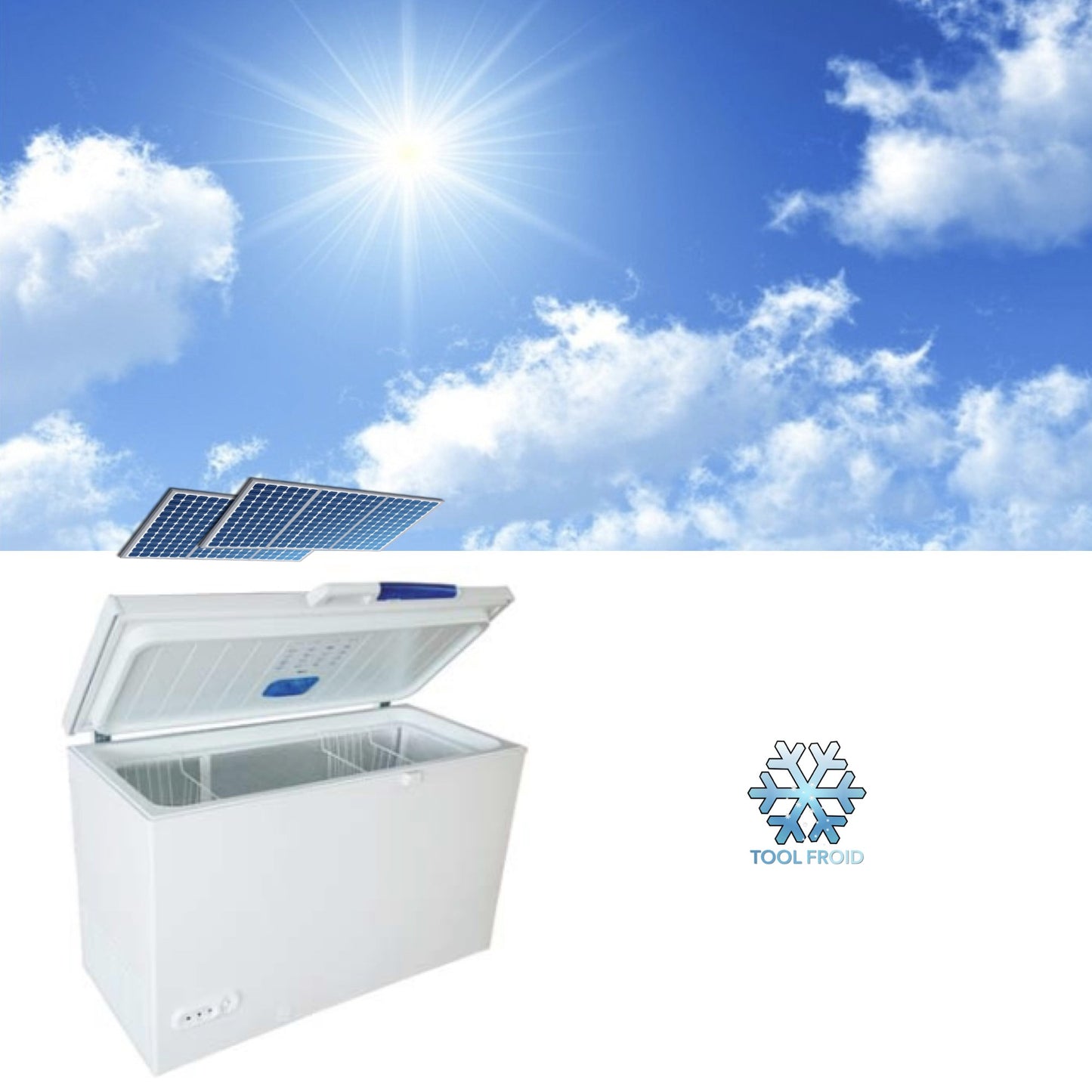 Réfrigérateur congélateur solaire