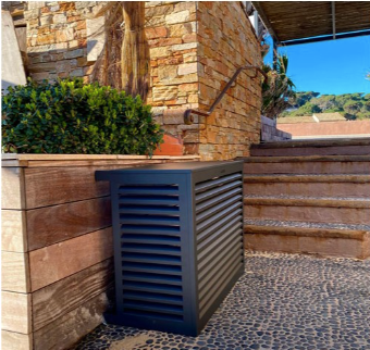 ALU Anthracite air conditioner cover - size XL