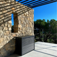 Air conditioner cover ALU Anthracite - size M
