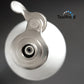 Self-piercing valve for refrigerant gas cans